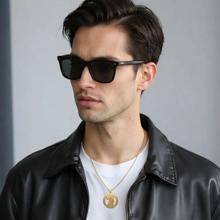 Runde Jungfrau Halskette - Sternzeichen Schmuck