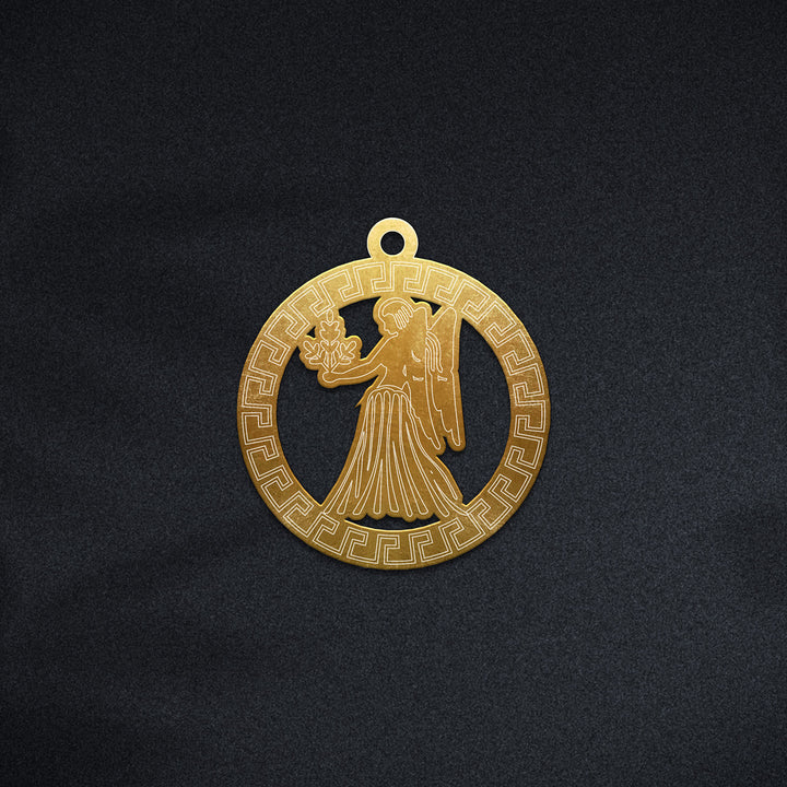 Runde Jungfrau Halskette - Sternzeichen Schmuck