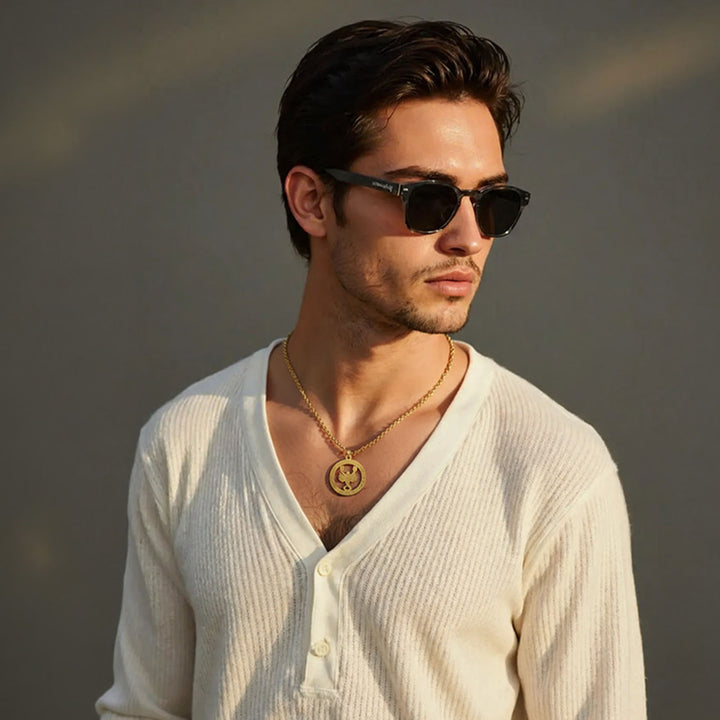 Runde  Skorpion Halskette - Sternzeichen Schmuck