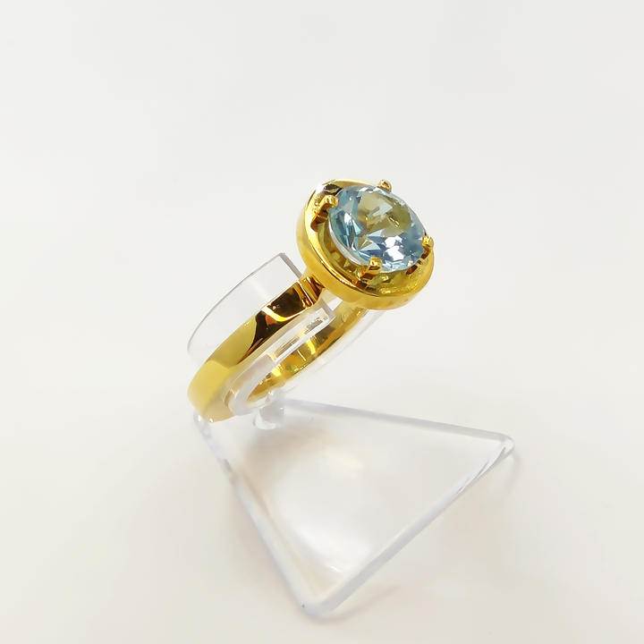 Blaue Topas Ring